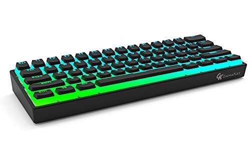 Gk Gamakay Mk Rgb Pudding Keyboard Teclas Gateron Interruptor