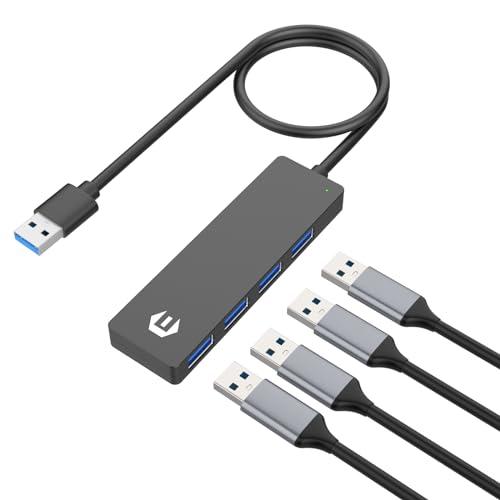 Sutoug Usb Hub Adaptador De Datos De Puertos Con Velocidad De