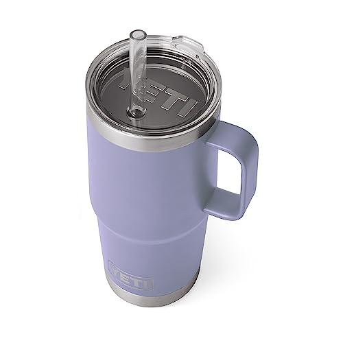 Yeti Rambler Vaso De Oz Con Asa Y Tapa Con Pajita Taza De Viaje