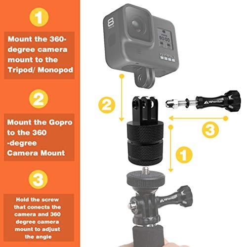 Kit De Montaje De Adaptador De Tr Pode Mipremium Para Gopro Hero