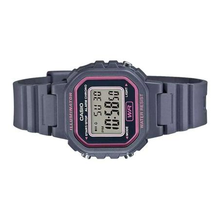 Reloj Casio Digital Para Mujer Pulsera De Caucho Color Gris Illuminator