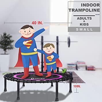 Darchen Mini trampolín de 450 libras para adultos cama elástica de