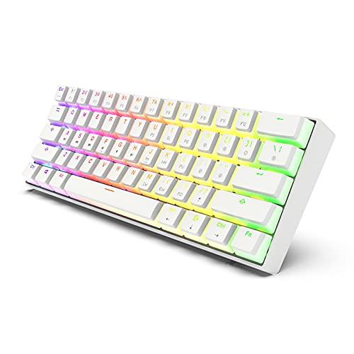 GK GAMAKAY MK61 RGB Pudding Keyboard 61 Teclas Gateron Interruptor