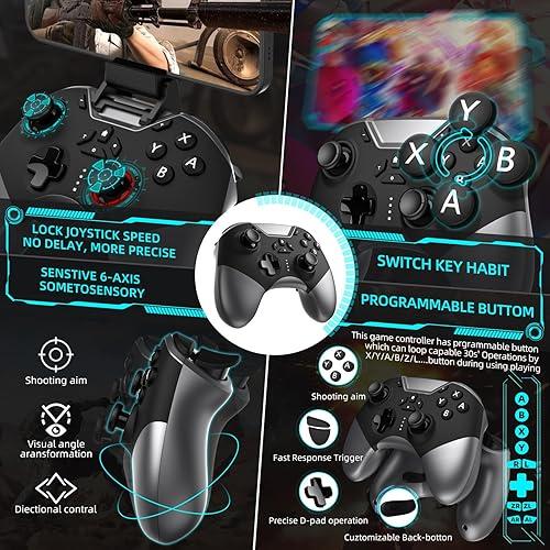 Controlador Bluetooth Para Switch PC IPhone Android Apple Arcade MFi