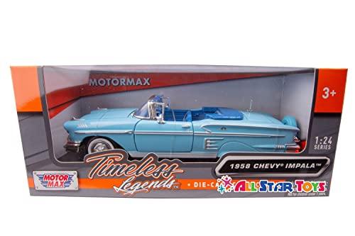 Chevrolet Impala Convertible Blue Motormax Premium American