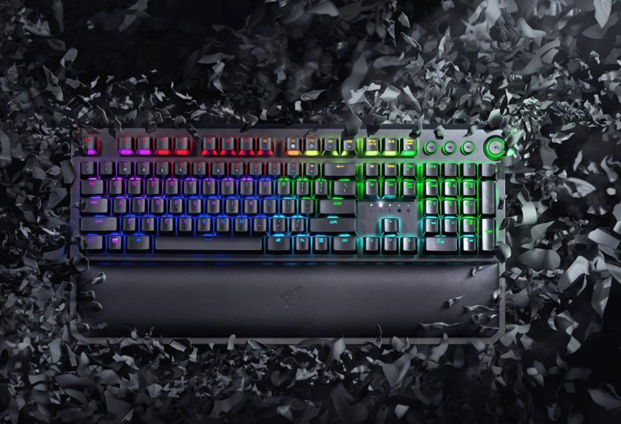 Teclado Razer Gamer Black Widow Elite Mechanical Us Layout Nasa Green