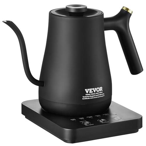 VEVOR Hervidor eléctrico con cuello de cisne de 1 L hervidor de café