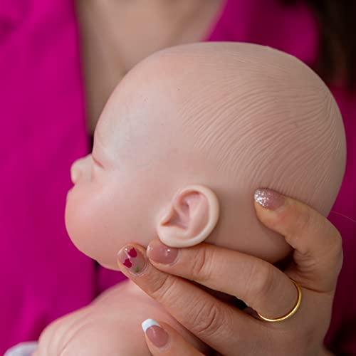 OCSDOLL Realistic Newborn Baby Doll 19inch 6 5Lbs Platinum Liquid Full