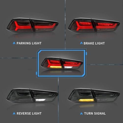 Luces Traseras LED VLAND Compatibles Con Mitsubishi Lancer Y EVO X 2008