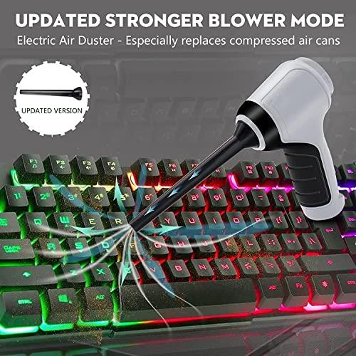 Compressed Air Duster Keyboard Cleaner Mini Vacuum In Electric