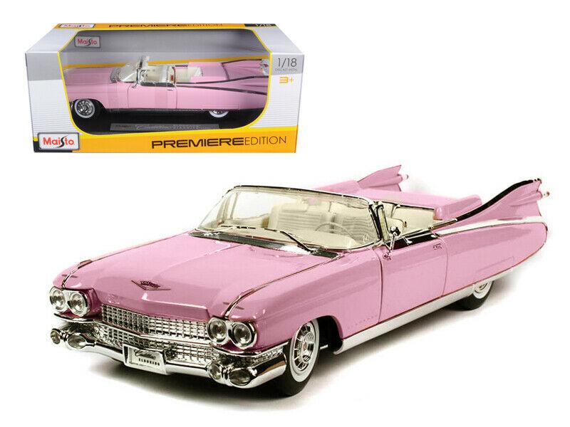 Carro De Juguete Cadillac Eldorado Biarritz Color Rosado A Mb