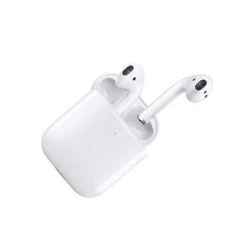 Audífonos Inalámbricos Airpods de Segunda Generación con Estuche de Carga,  Color Blanco, A2032 Apple