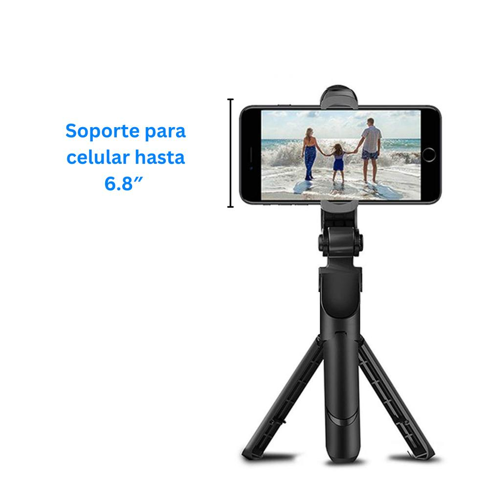 Palo Selfie Bluetooth C/ Tripode Soporte Celular iPhone Y+ - FEBO