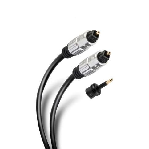 Electrónica Mendoza. CABLE ARMADO FIBRA OPTICA P/AUDIO 2 MTS