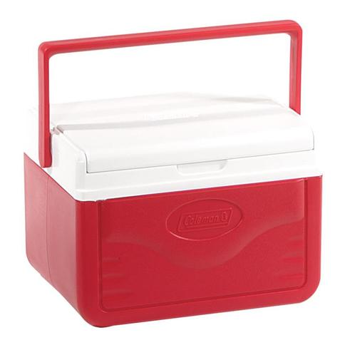 Hielera Coca-Cola portátil, clásico, de 4.2 cuartos de galón, 6 latas,  refrigerador portátil, mini refrigerador, bebidas, alimentos para bebés,  cuidado de la piel y medicamentos, uso en el hogar, oficina, dormitorio y