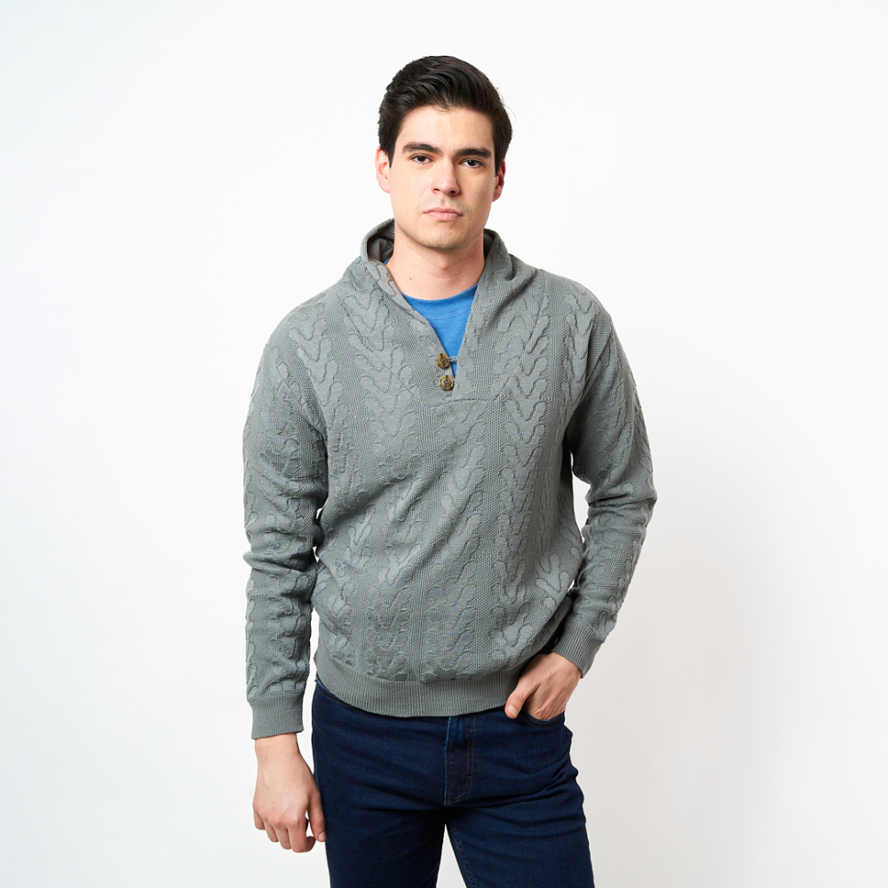 Suéter Sweater Morris, Gris Claro Precio Guatemala