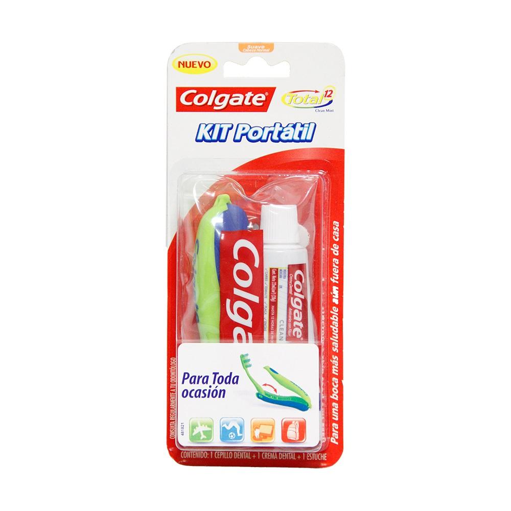 Colgate Kit Portatil De Higiene Bucal 1 Cepillo Dental 1 Crema Dental