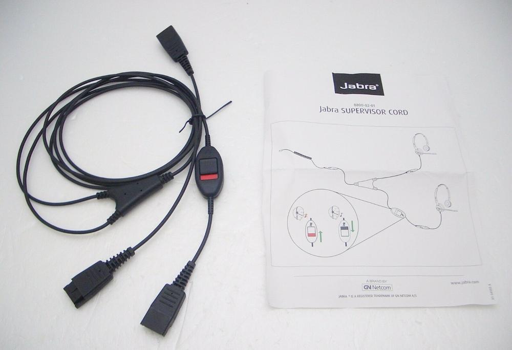 Cord/ón para supervisor de desconexi/ón r/ápida Jabra