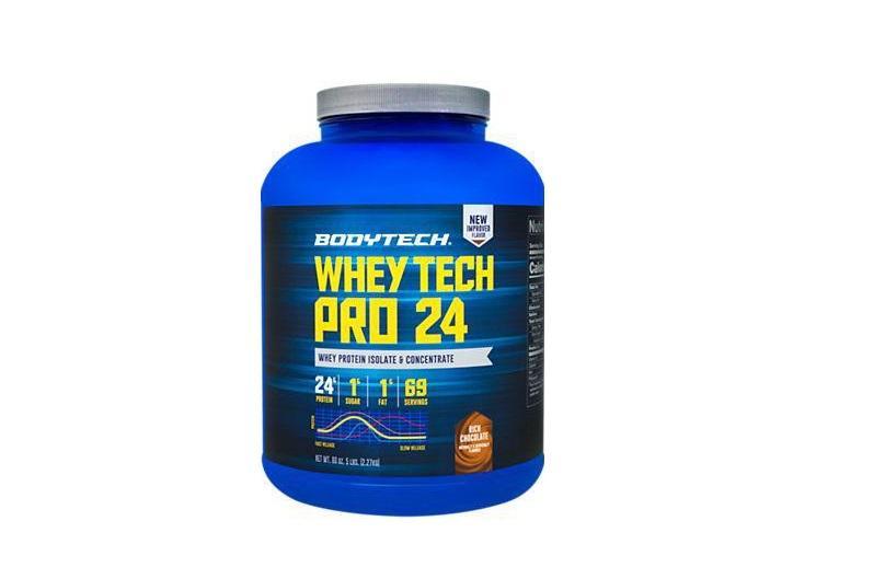 Proteína Bodytech Whey Tech Pro 24 Chocolate Pow 5lb Precio Guatemala
