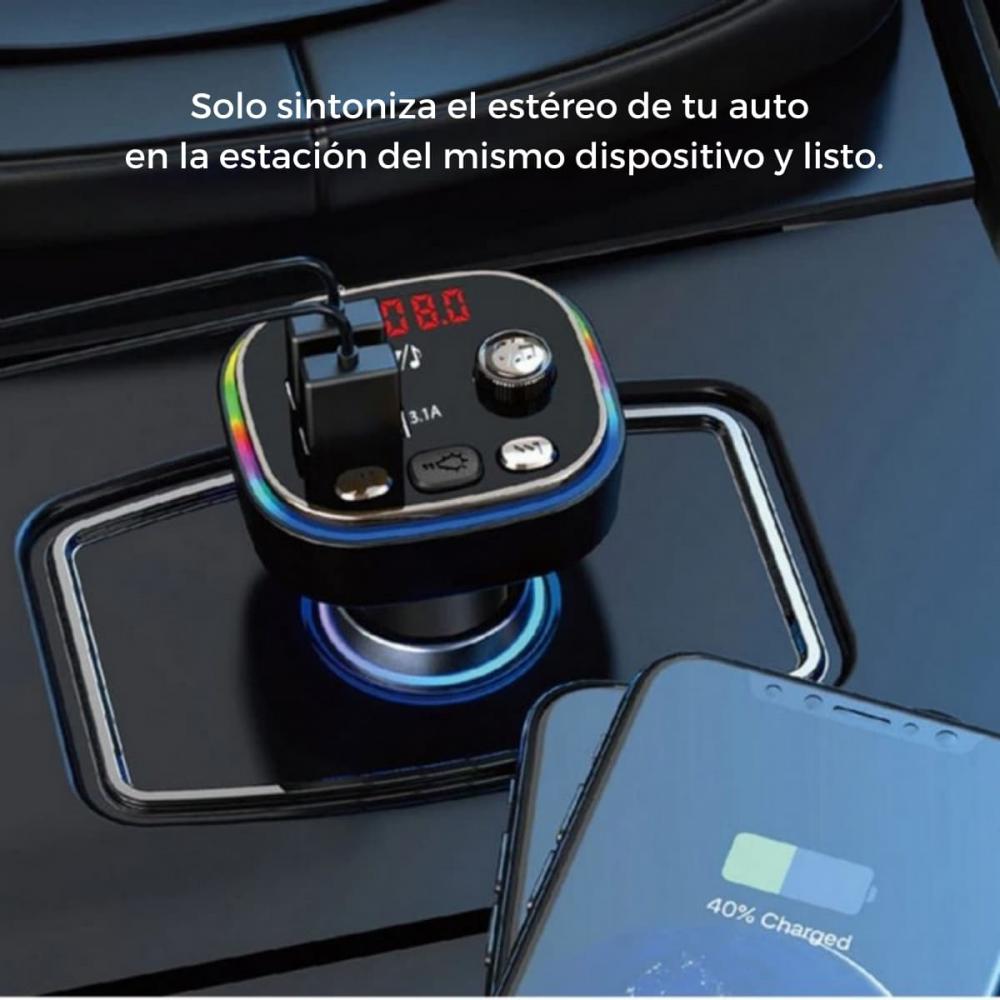 Transmisor Fm Bluetooth Para Auto M33 : Precio Guatemala