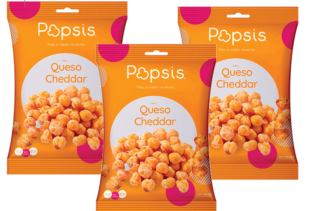 3 Pack Popsis Maiz Queso Cheddar Precio Guatemala