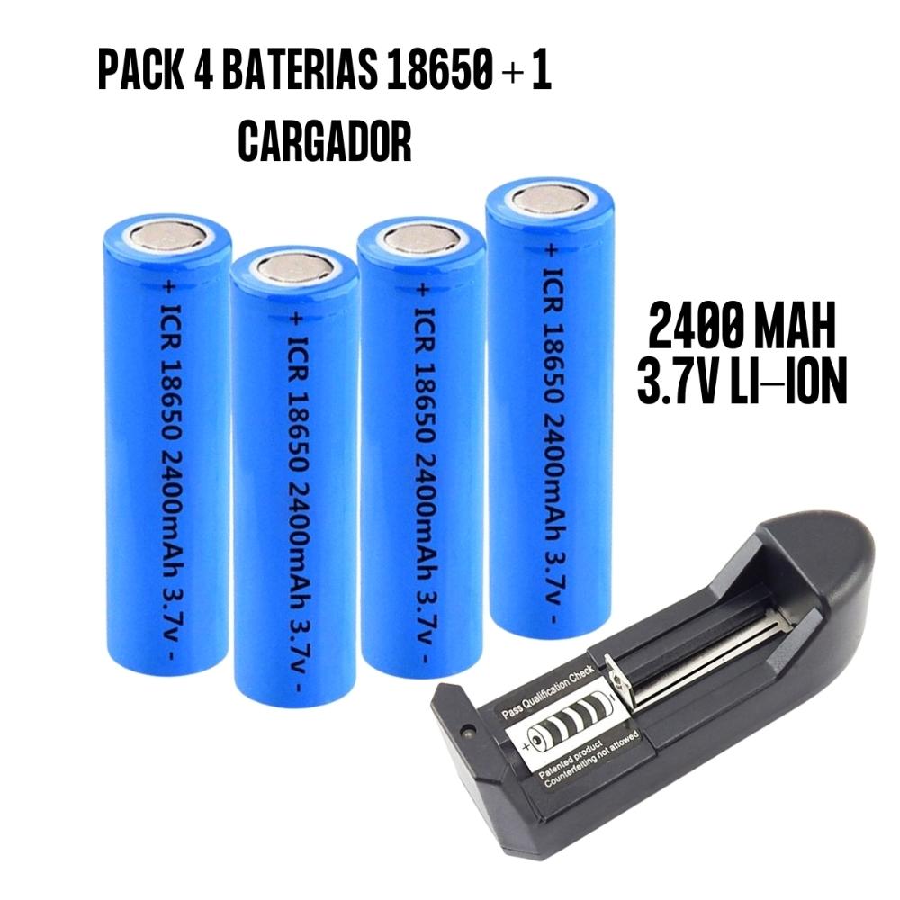 Cargador de 2 baterías 18650 - Guatemala