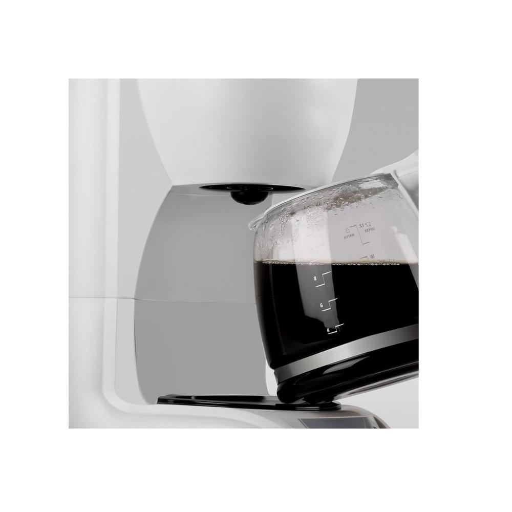 BLACK+DECKER Honeycomb Collection - Cafetera programable de 12 tazas, con  acabado texturizado premium, color blanco