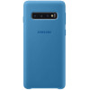 Samsung, EF-PG973, Funda Protectora de Silicona para Galaxy S10, S10 Enterprise Edition, Color Azul