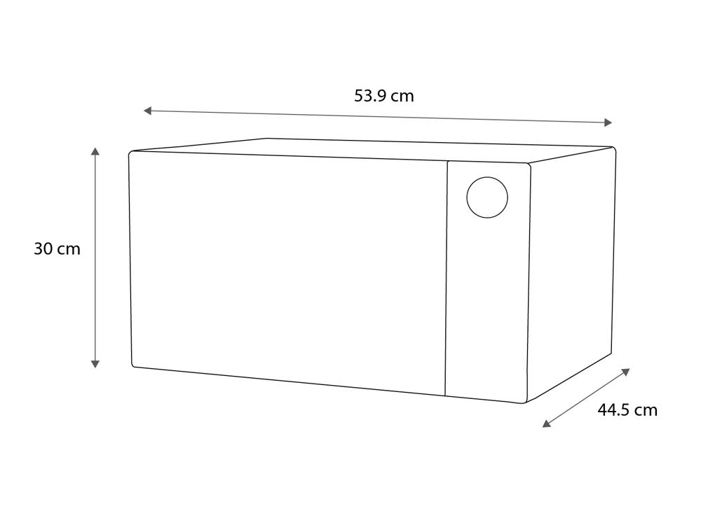 GE Appliances, Microondas tipo Espejo, 1.1 Pies Cúbicos de Capacidad  Entrega a toda Guatemala