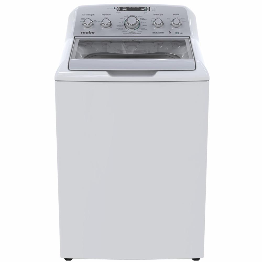 Lavadora Automática de 22kg, Aqua Saver Green, Color Blanco, Mabe