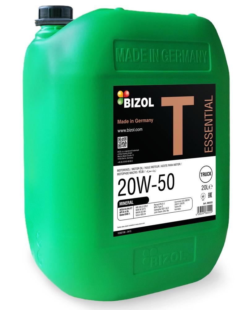 Bizol Truck Essential 20W 50 Aceite De Motor Para Veh culos Pesados