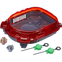 Kit de Batalla Beyblade Burst Turbo Slingshock Rail Rush, Set Completo
