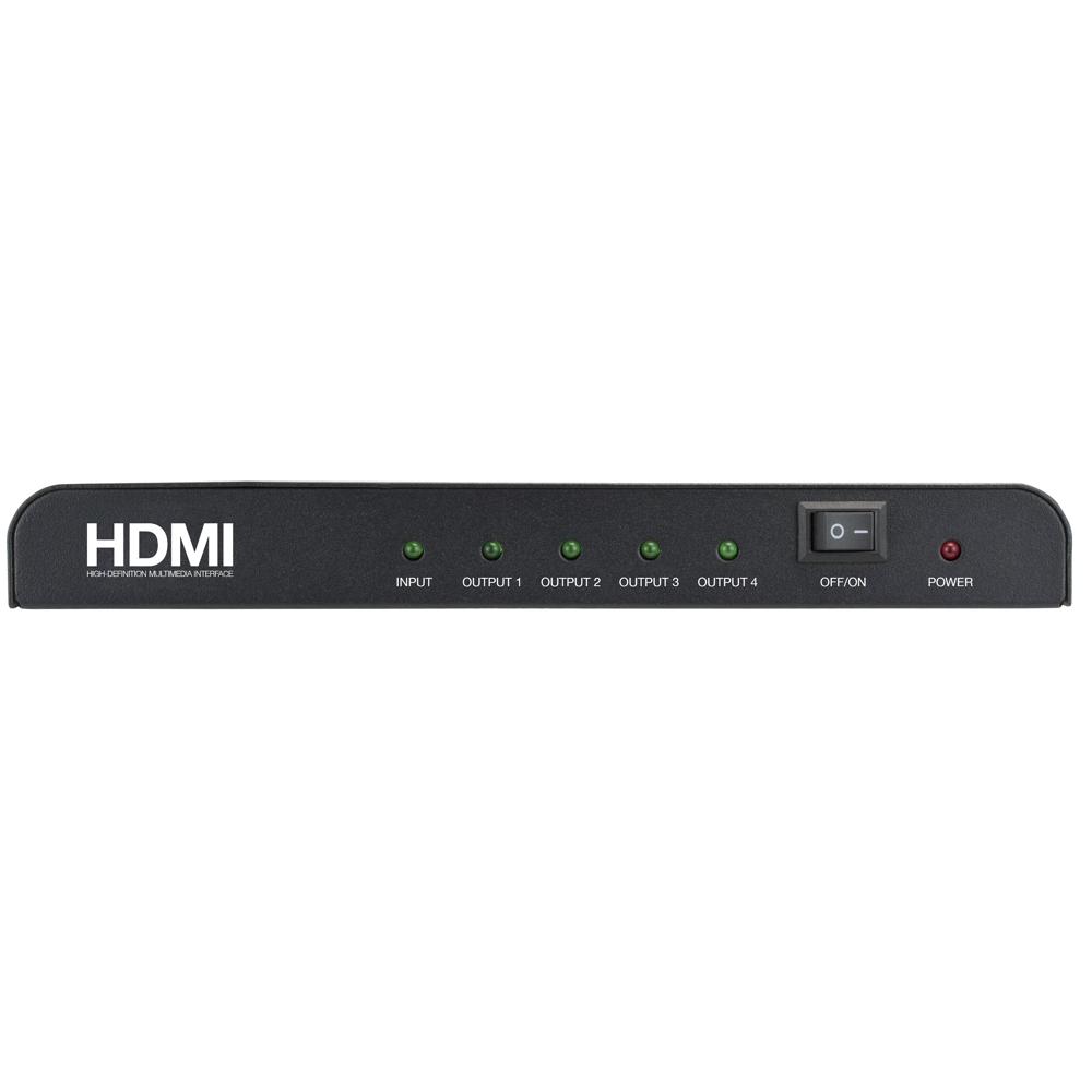 SPLITTER HDMI XTECH XHA410 4 SALIDAS 1 ENTRADA - Zona Digital