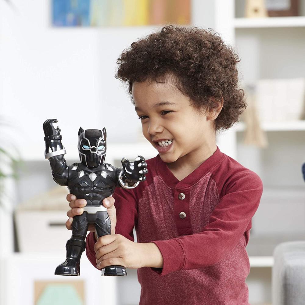 Playskool Heroes Marvel Mega Mighties - Pack 3 Figure Da 25 Cm: Thanos, Spider-Man, Hulk - 4