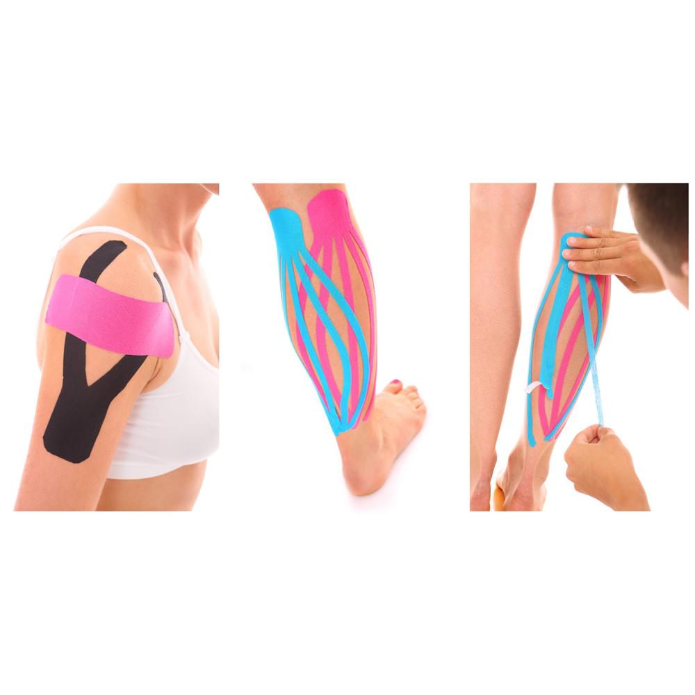 Aonijie Guatemala - 𝐂𝐈𝐍𝐓𝐀 𝐀𝐃𝐇𝐄𝐒𝐈𝐕𝐀 𝐃𝐄  𝐊𝐈𝐍𝐄𝐒𝐈𝐎𝐋𝐎𝐆𝐈𝐀⁣ Modelo E4112⁣ ⁣ 🏃‍♂️👌 Vendaje deportivo  elástico para lesiones musculares, cinta de 5m x 5cm para fisiol