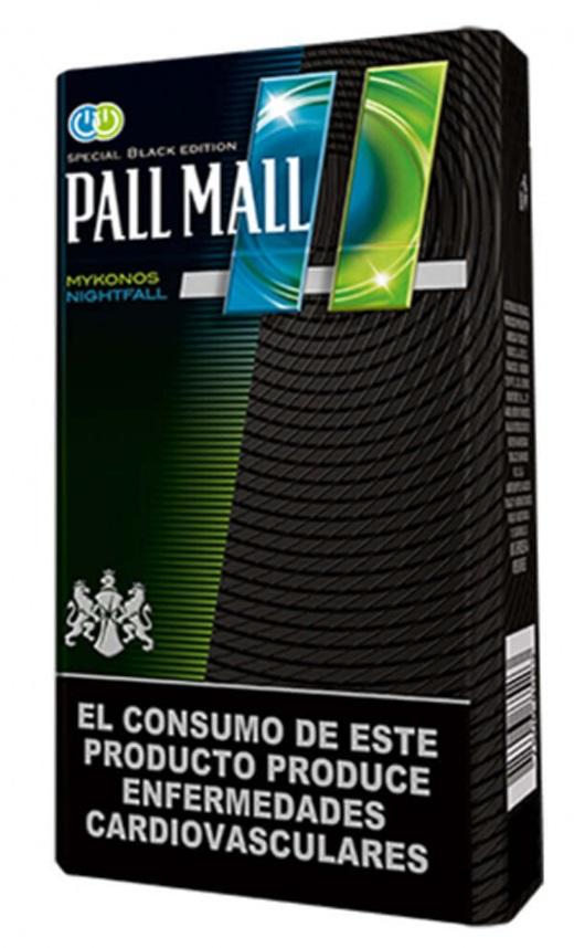 10-Pack, Pall Mall Mykonos XL Cigarros, 10 Cajetillas Con 20 Unidades