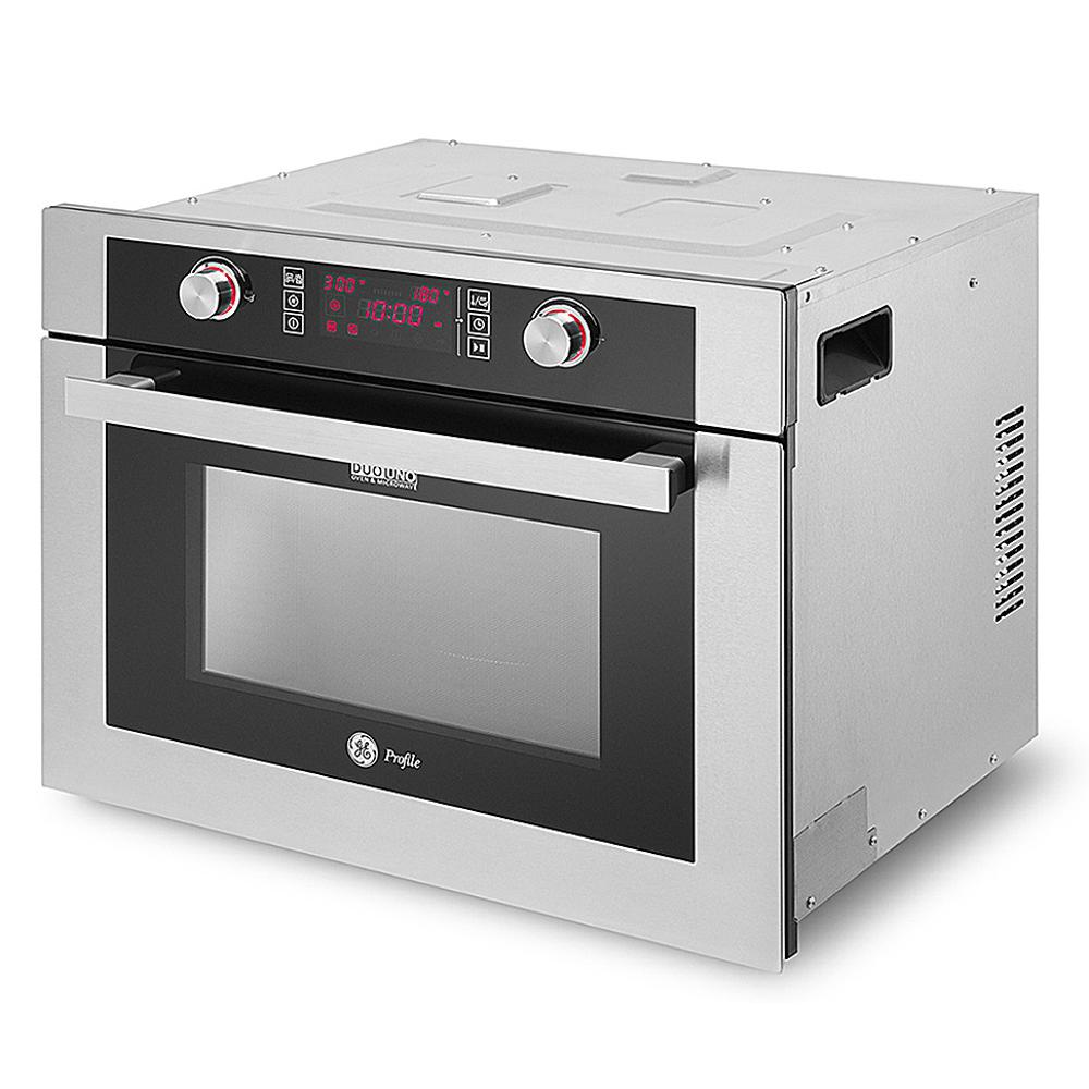 Horno combi empotrable 60 cm Acero Inoxidable vidrio Negro GE Profile -  FCEGEP0441A2IN