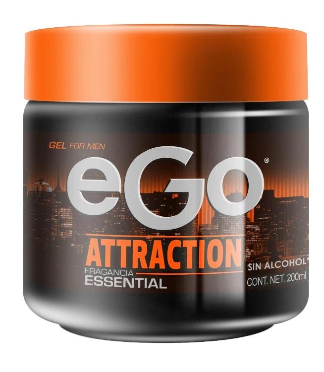 6Pack, Ego® Attraction, Gel Para Cabello De Hombre, 6