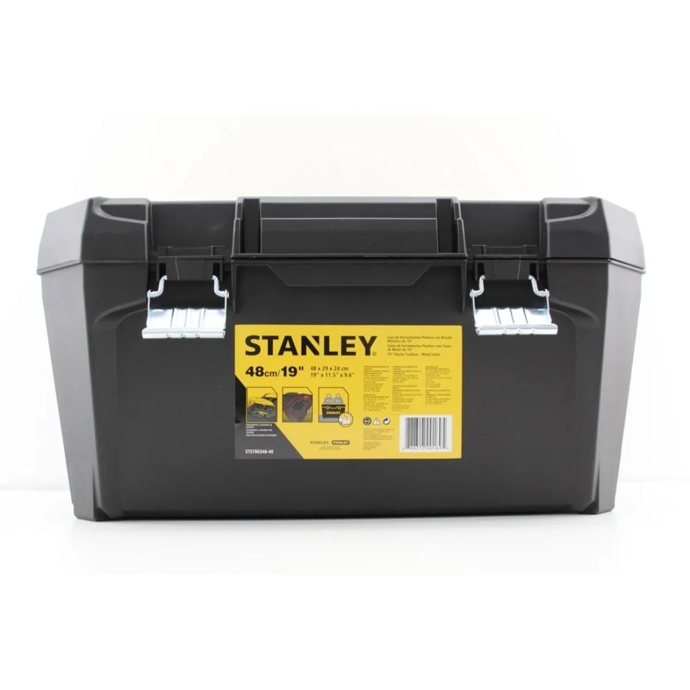  Stanley Pro Caja de herramientas de plástico resistente con  cierre de metal, bandeja portátil para piezas pequeñas, 26 pulgadas,  1-92-258 : Herramientas y Mejoras del Hogar