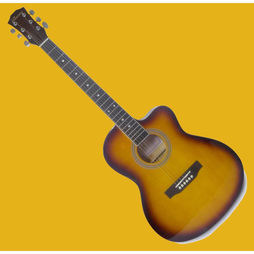 Faringe Coincidencia Seis Valenciana, Guitarra Acústica De 39 Pulgadas, Con Funda, Color Marrón-Negro  : Precio Guatemala