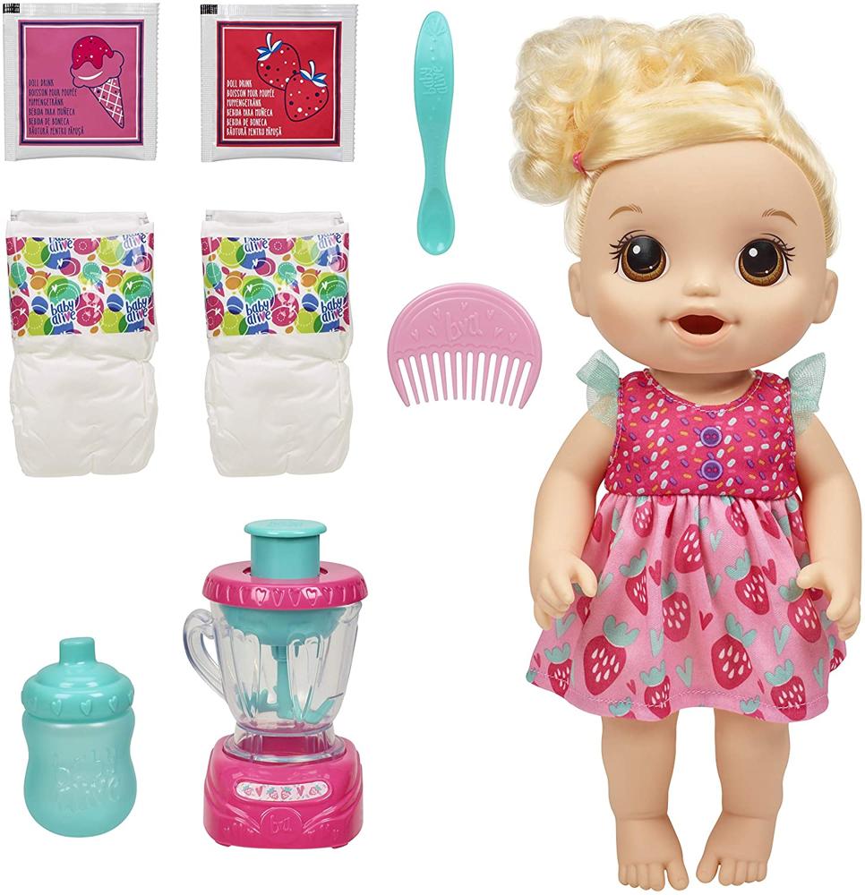 Bebé Batidos Mágicos, E6943, Baby Alive, con Licuadora Funcional