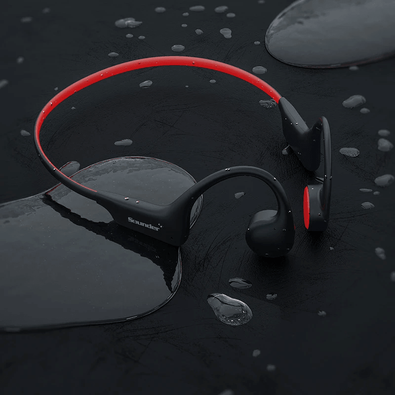 Ralyin Auriculares de oreja abierta diseño de conducción ósea subacuática  IPX8 impermeable auriculares abiertos auriculares inalámbricos Bluetooth –  Yaxa Guatemala