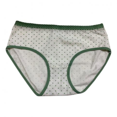 Ropa Interior Para Mujer Puntos (Verde/L/1-Pack)