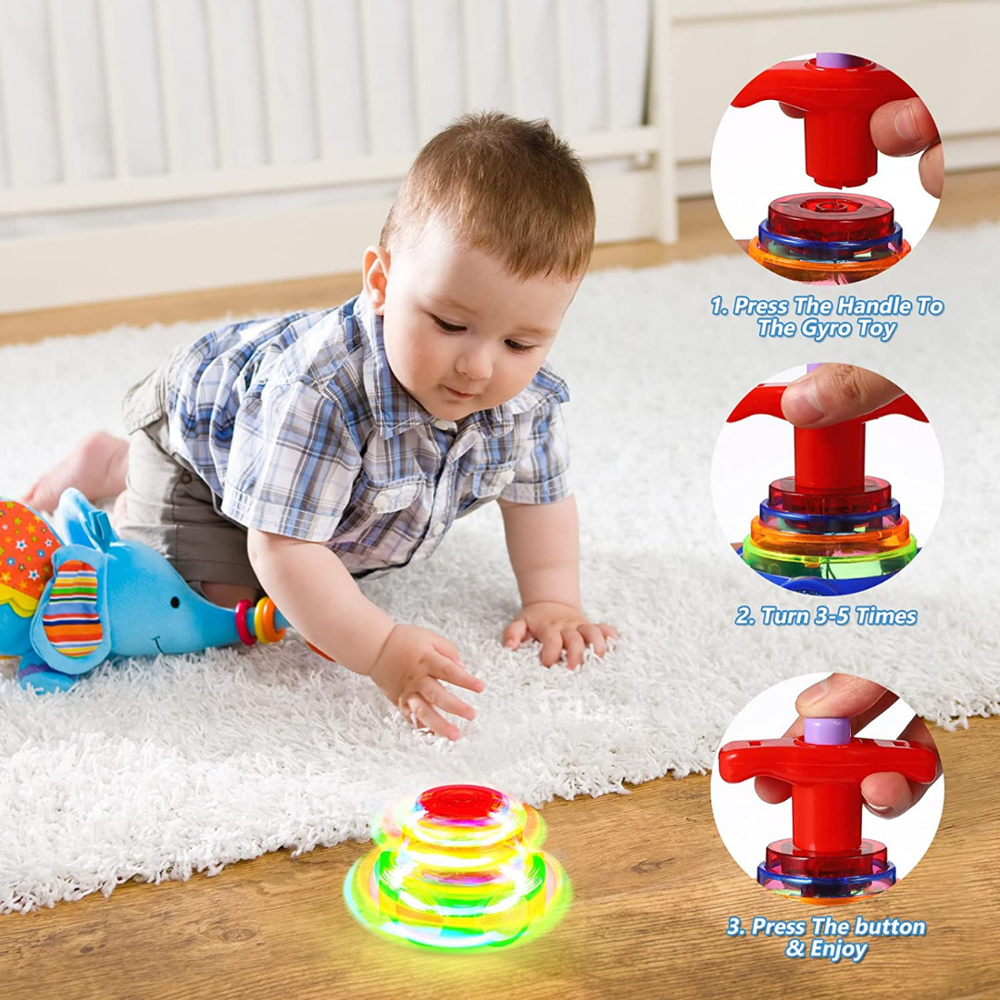 Autobús De Juguete Con Luz Y Música – Modelo De Inercia Educativo Para Niños +3 Años, Regalo Navidad
