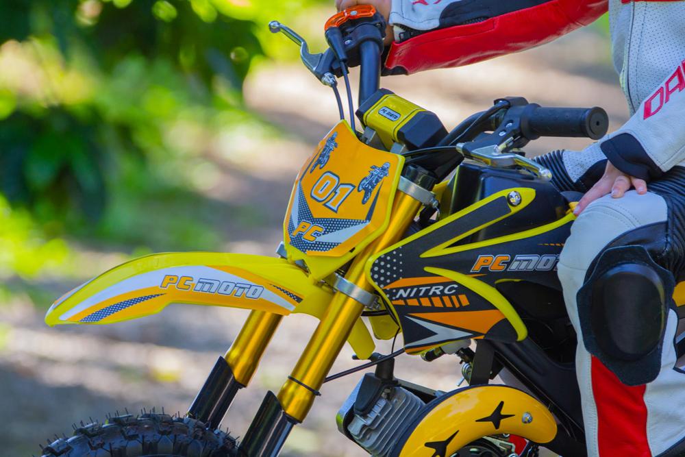 Moto Mini cross 49cc gasolina yellow : Precio Guatemala