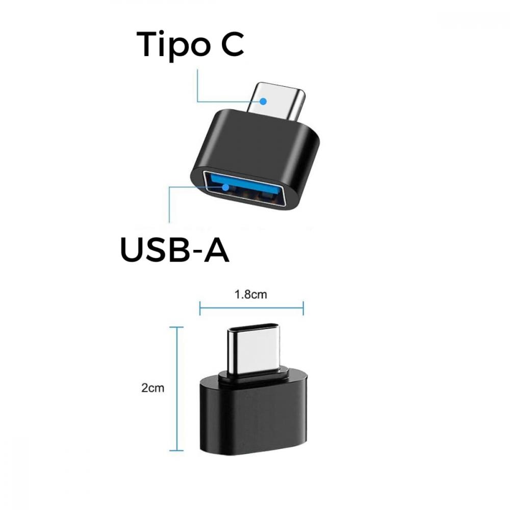 Adaptador OTG Tipo C a USB-A 3.0 : Precio Guatemala