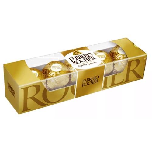 Chocolates Ferrero Rocher, 5 unidades de 12.5g c/u Precio Guatemala