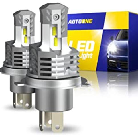  JZ Bombillas LED H1 para faros delanteros automotrices [Plug  and Play] [Iluminación de 360 grados] [6000 K color blanco extremadamente  brillante] [2 unidades] : Automotriz