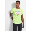 Guess SS BSC Ess Neon Yllw Logo Tee Camiseta De Hombre Talla L