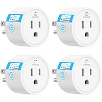 EIGHTREE Smart Plug, Smart Home WiFi Outlet Works with Alexa & Google Home,  Smart Socket with Remote Control & Timer Function, 2.4GHz WiFi Only